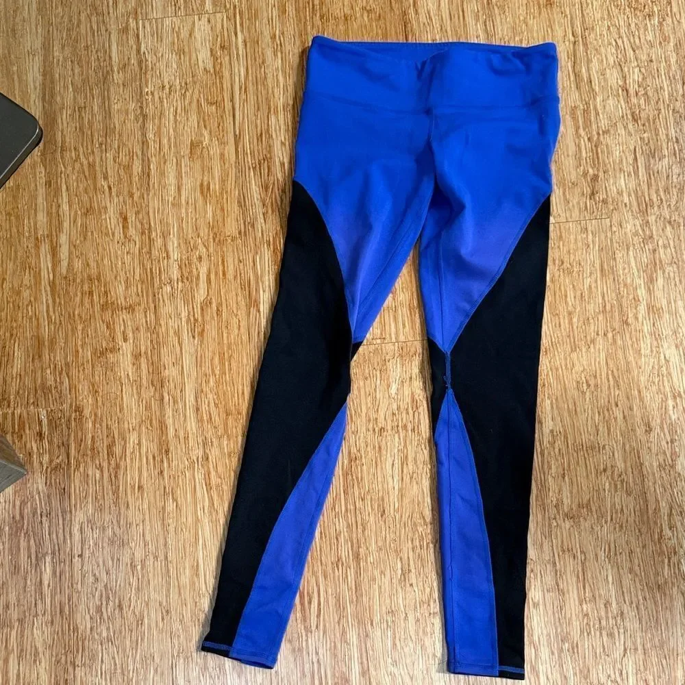 Alo Blue and Black Leggings S
